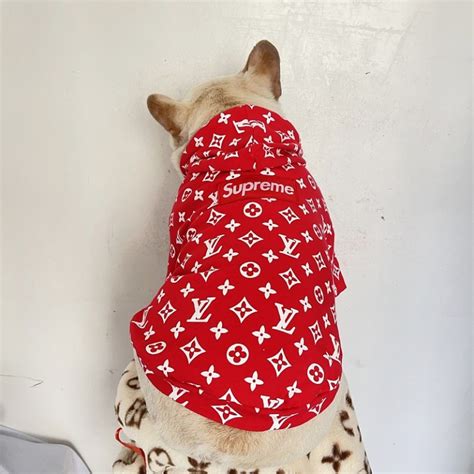 louis vuitton dog hoodie red|louis vuitton hoodie cheap.